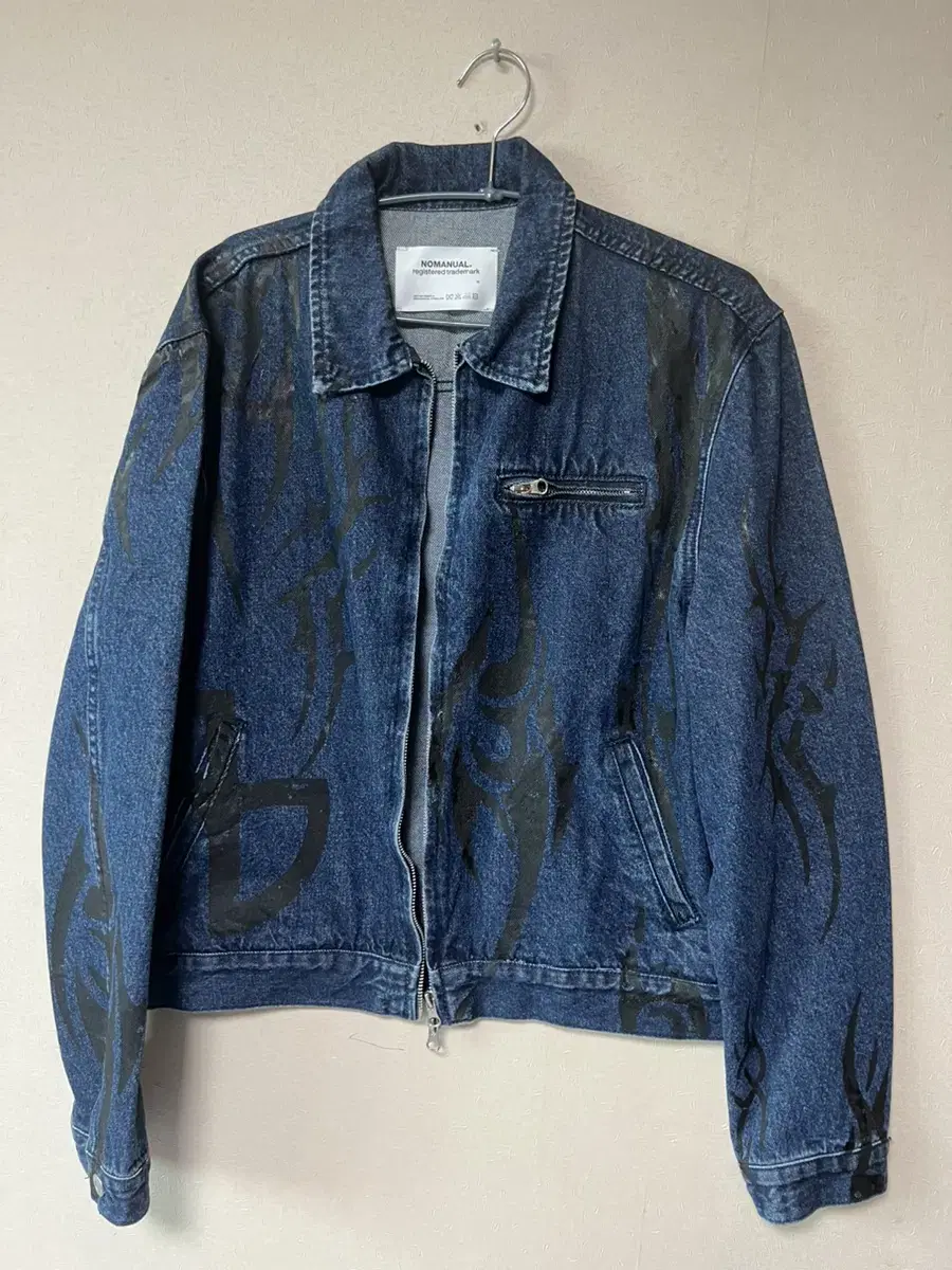 노매뉴얼 데님자켓 N.T DENIM JACKET - DEEP BLUE